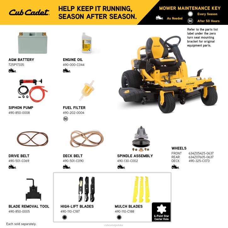 Cub Cadet Traktorek 2XD07 | Cub Cadet zts2 60 sprzęt