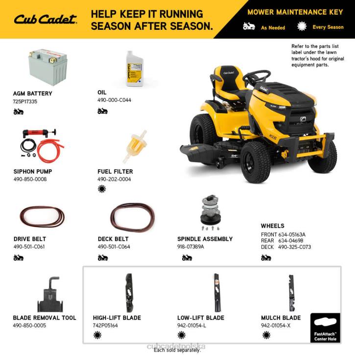 Cub Cadet Traktorek 2XD041 | Cub Cadet xt2 gx54 d sprzęt