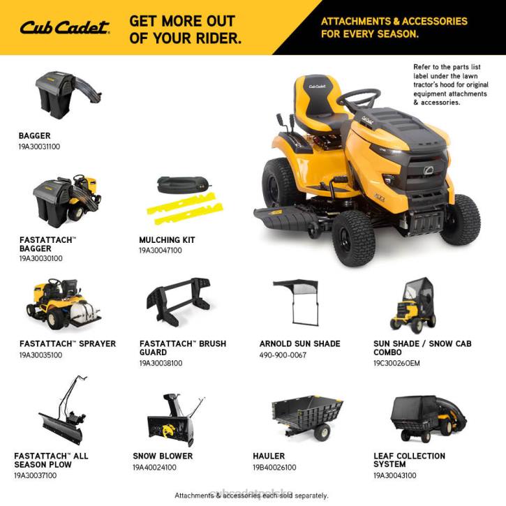 Cub Cadet XT1 2XD036 | Cub Cadet xt1 lt46 sprzęt