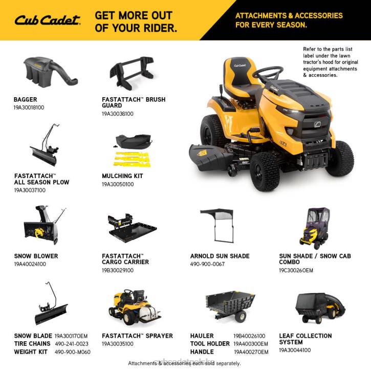 Cub Cadet XT1 2XD037 | Cub Cadet fabryka xt1 lt50 sprzęt