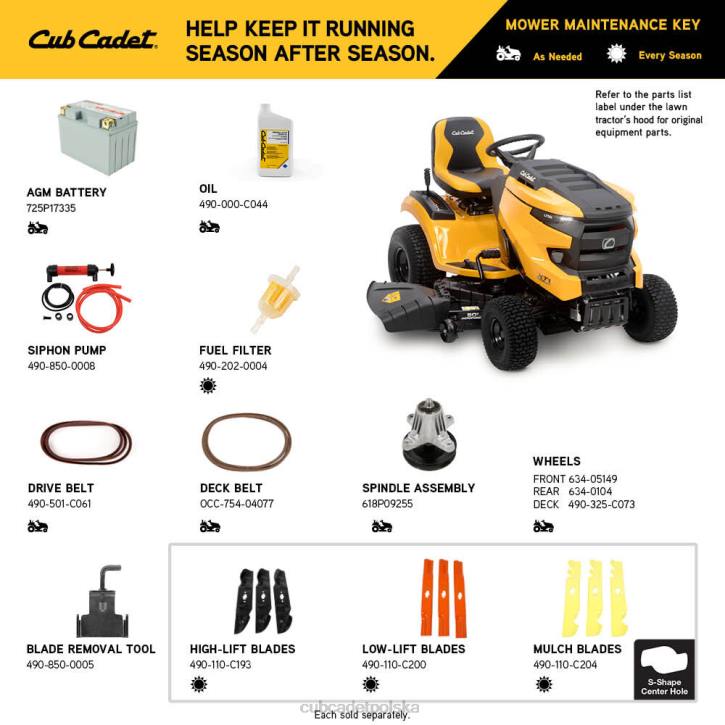 Cub Cadet XT1 2XD037 | Cub Cadet fabryka xt1 lt50 sprzęt