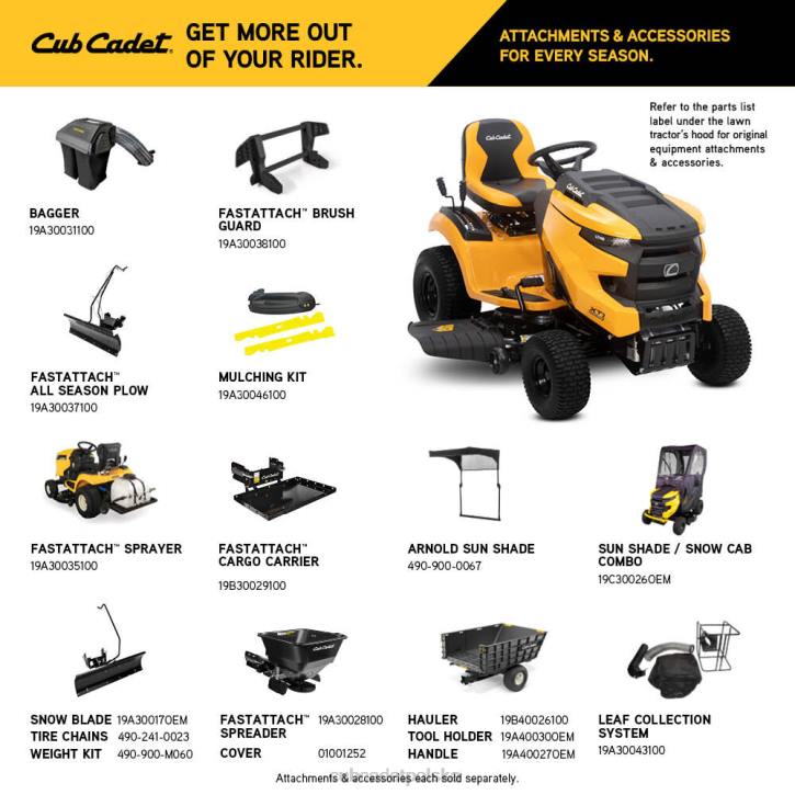 Cub Cadet XT1 2XD039 | Cub Cadet xt1 lt42b sprzęt