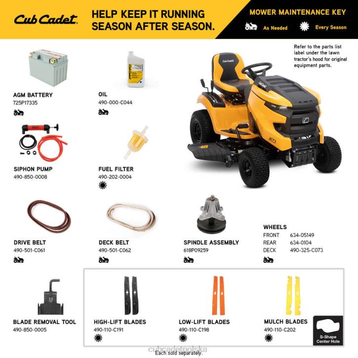 Cub Cadet XT1 2XD039 | Cub Cadet xt1 lt42b sprzęt