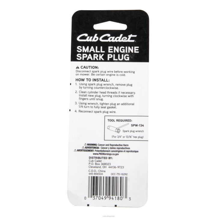 Cub Cadet Polska 2XD0245 | Cub Cadet świeca zapłonowa - f6rtc akcesorium
