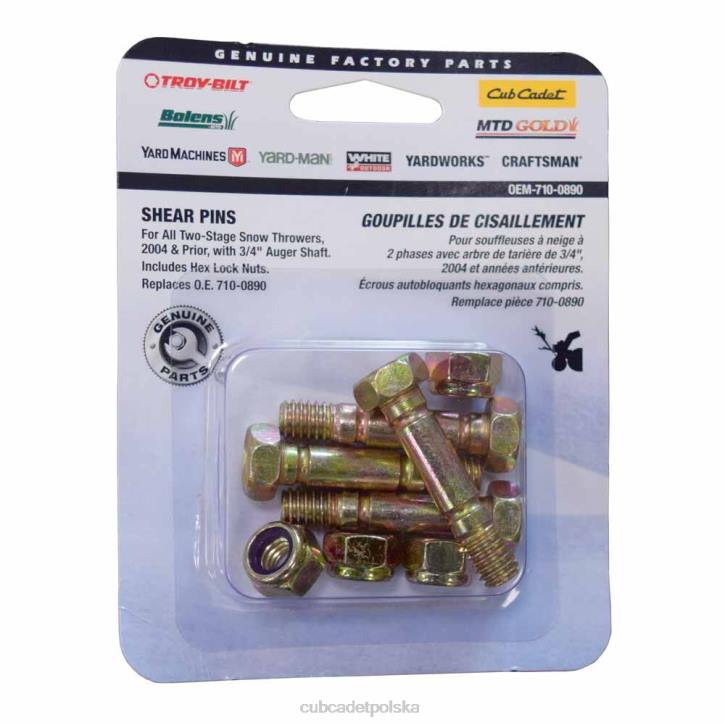 Cub Cadet Polska 2XD0246 | Cub Cadet zestaw śrub ścinanych, 5/16-18 x 1,5" akcesorium