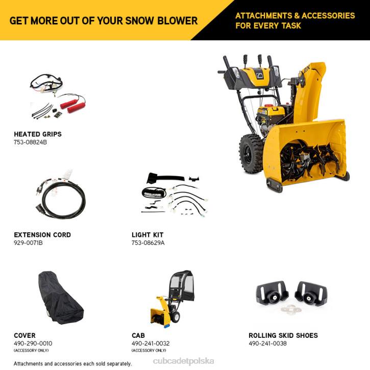 Cub Cadet Traktorek 2XD0218 | Cub Cadet 2x 26-calowa odśnieżarka Intellipower sprzęt