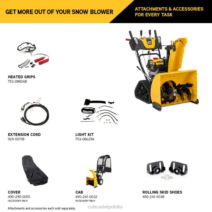 Cub Cadet Traktorek 2XD0222 | Cub Cadet 2x 26-calowa odśnieżarka trac intellipower sprzęt