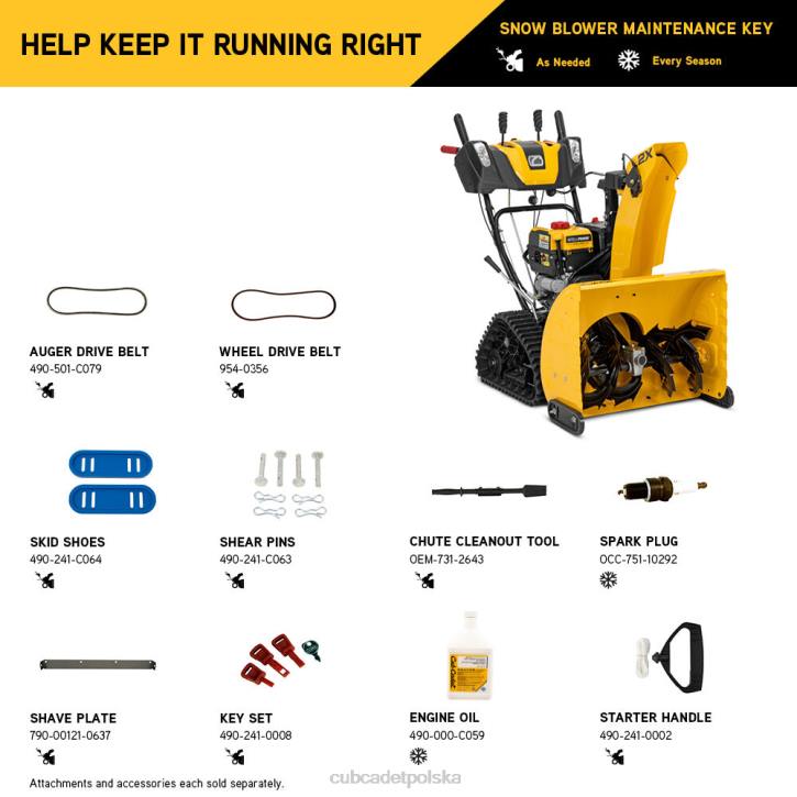 Cub Cadet Traktorek 2XD0222 | Cub Cadet 2x 26-calowa odśnieżarka trac intellipower sprzęt
